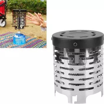 Нагревательный колпак из нержавеющей стали, уличный обогреватель для кемпинга, инфракрасный обогреватель, походная печь для выпечки, карточная печь, печь для выпечки чёрный