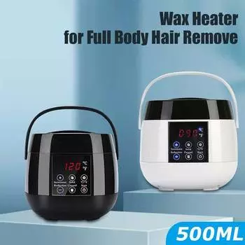 Нагреватель воска 100-240 В 100 Вт 500 мл Машина для удаления волос с помощью восковых бобов, нагреватель воска, депилятор, эпилятор, нагреватель, безболезненный
