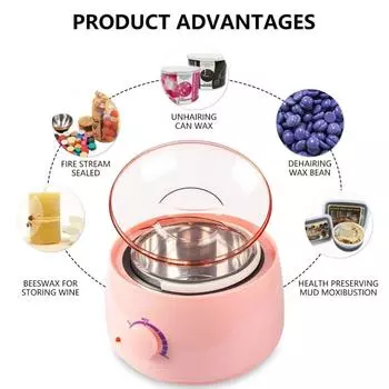 Нагреватель воска, нагреватель для депиляции, погружной нагреватель, удаление нежелательных волос на ногах и во всем теле