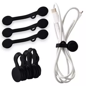 Нагромождение шнуров с сильным кабелем, уровень удовлетворенности пользователей, силиконовый кабель, удобное хранение проводов [Устранение магнитов] зажим, лента, 98%, магнит, наушники,