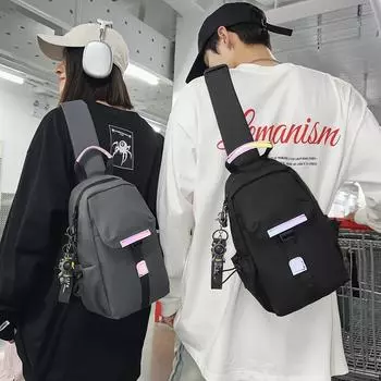 Нагрудная сумка большой емкости, мужская сумка, уличная сумка через плечо, сумка через плечо синий