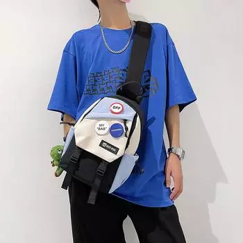 Нагрудная сумка Chaopai, многофункциональный небольшой рюкзак для женщин, занятий спортом на отдыхе, мужская сумка через плечо для студентов, сумка на плечо M