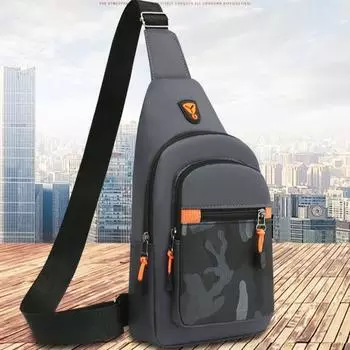 Нагрудная сумка для мальчиков, новая модная и модная сумка через плечо, водонепроницаемая, легкая, многослойная сумка на одно плечо, простая и многофункциональная