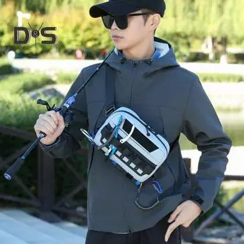 Нагрудная сумка для мужчин и женщин, водонепроницаемая спортивная нагрудная сумка для бега, жилет, сумка для фитнеса, тренировок, велоспорта, пешего туризма чёрный