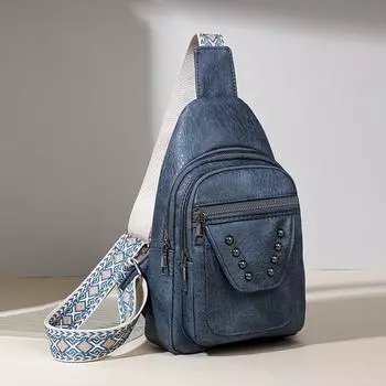 Нагрудная сумка для трансграничного агентства, женская сумка через плечо из мягкой кожи, спортивный трендовый рюкзак на одно плечо, поясная сумка, нагрудная сумка с диагональным крестом,