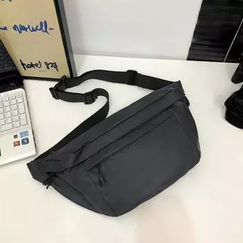 Нагрудная сумка мужская холщовая сумка для мобильного телефона на плечо маленький рюкзак повседневная универсальная сумка-мессенджер поясная сумка женская серый