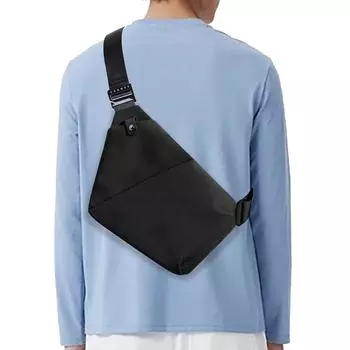Нагрудная сумка мужская сумка через плечо Advanced Sense Fashion Light Travel Женская сумка через плечо чёрный