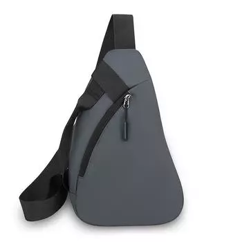 Нагрудная сумка мужская сумка через плечо для мобильного телефона сумка для поездок на работу и велосипедных прогулок легкая спортивная наплечная сумка серый