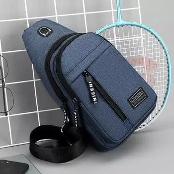 Нагрудная сумка, мужской рюкзак, нейлоновая парусиновая нагрудная сумка, спортивная дорожная нагрудная сумка для отдыха, сумка через плечо, большая вместительная сумка