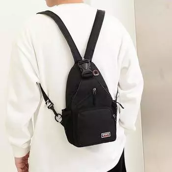 Нагрудная сумка унисекс Бутылка с водой Зонтик для хранения Сетчатый чехол Застежка-молния Большая вместимость Регулируемый ремень Легкая портативная сумка через плечо Рюкзак белый