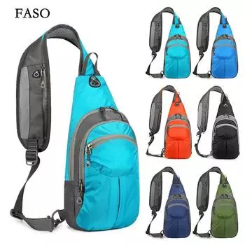 Нагрудная сумка унисекс, простая сумка для хранения, легкий дорожный маленький рюкзак, сумка через плечо, модные повседневные сумки на одно плечо светло-зеленый