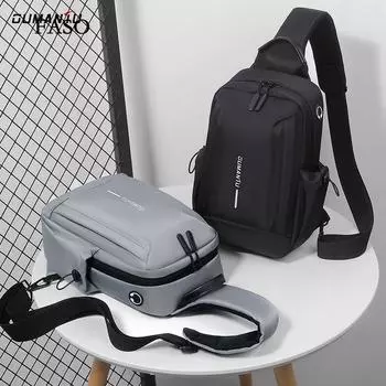 Нагрудная сумка унисекс, простая сумка для хранения, легкий дорожный маленький рюкзак, сумка через плечо, модные повседневные сумки на одно плечо