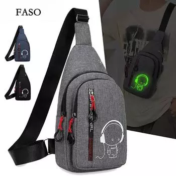 Нагрудная сумка унисекс, простая сумка для хранения, легкий дорожный маленький рюкзак, сумка через плечо, модные повседневные сумки на одно плечо серый
