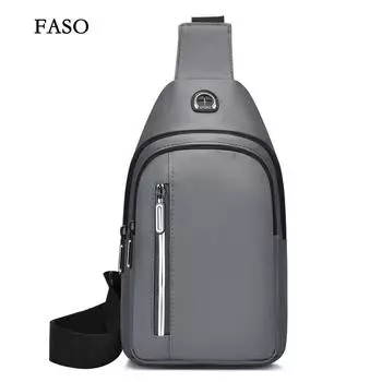 Нагрудная сумка унисекс, простая сумка для хранения, легкий дорожный маленький рюкзак, сумка через плечо, модные повседневные сумки на одно плечо чёрный