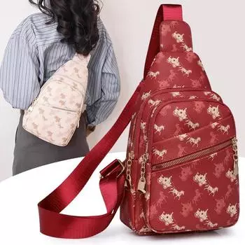 Нагрудная сумка, женская модная и универсальная сумка через плечо, новая модель 2024 года, женская повседневная сумка через плечо, нагрудная сумка, рюкзак для путешествий на открытом воздухе
