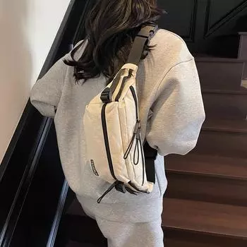 Нагрудная сумка Женская сумка через плечо Сумка через плечо Мужская спортивная поясная сумка красный