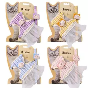 Нагрудная тяга для домашних животных, тяговая веревка для кошек, анти-свободная прогулочная веревка для кошек, выдвижной ремень для милых кошек, веревка для собак Cat. 1.0 синий