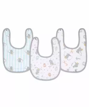 Нагрудник Baby Disney Meal Японский продукт Aden by Aden Anais Набор из 3 нагрудников Dumbo New Heights Muslin Детское питание Baby Dumbo ESNC30007DIJ [Подлинный + 100%