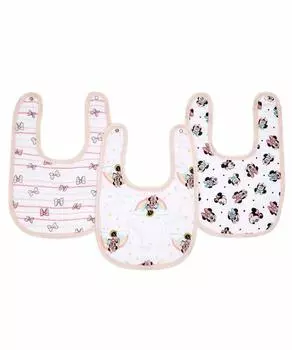 Нагрудник Baby Disney Meals Japanese Aden by Aden Anais Snap Bib Set of 3 Minnie Rainbows Muslin Baby Food Baby Minnie Minnie Mouse ESNC30005DIJ [Подлинный +