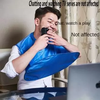 Нагрудник для бритья Нагрудник для бритья Фартук для бритья Водонепроницаемый однотонный фартук Нагрудник для стрижки волос