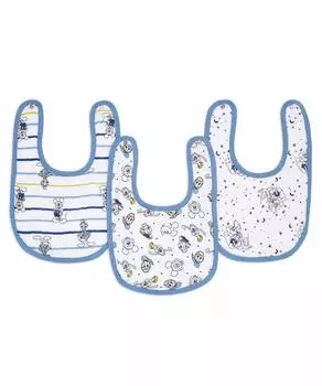 Нагрудник для младенцев Disney Meal Japanese Aden by Aden Anais Snap Bib Set of 3 Mickey Stargazer Muslin Baby Food Baby Mickey Mickey Mouse ESNC30006DIJ [Подлинный +