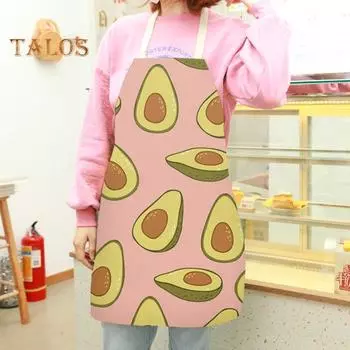 Нагрудник для приготовления пищи без рукавов, универсальные, 7 стилей, длинный нагрудник шеф-повара премиум-класса с тропическим принтом авокадо, аксессуары для дома