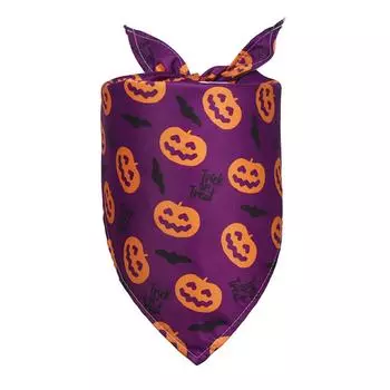 Нагрудник для собак на Хэллоуин, треугольный шарф, нагрудник для кошек и собак One Size