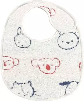 Нагрудник Seigan, японский нагрудник из чистого хлопка, детское ворсовое марлевое полотенце, темно-синее, 20 x 30 см, разноцветное животное, NB, приблизительно. АССА-131 тёмно-синий