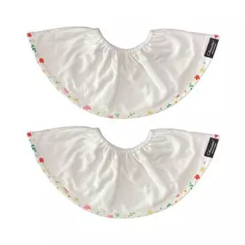 Нагрудник Sherinette Sherry, вращающийся нагрудник с большой полоской, мятный, 2 шт., с надписью «Popping Heart Full»