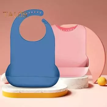 Нагрудники для взрослых, большой силиконовый нагрудник для взрослых, для еды, регулируемый, водонепроницаемый, для защиты одежды пожилых мужчин, женщин, пожилых людей S чёрный