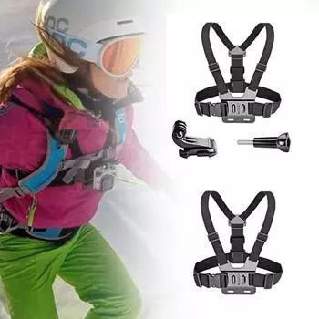 Нагрудный ремень для Gopro Hero 3 2 1, эластичный нагрудный ремень для камеры, регулируемый ремень для штатива, крепление Sport DV United States