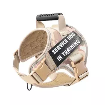 Нагрудный ремень для собак средних и крупных золотистых ретриверов, взрывозащищенный, дышащий, тактический жилет, шлейка для собак S