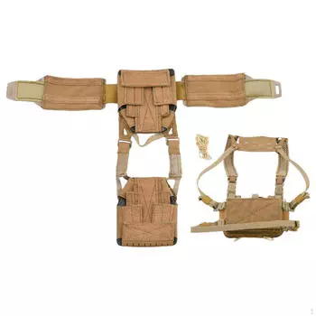 Нагрудный жилет для фигурки 1/6, прочный, дышащий, стильный, одежда ручной работы для 12-дюймовой куклы