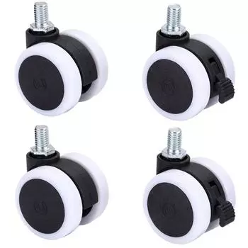 Нагрузка с тормозными роликами сменная фурнитура колеса для стульев поворотные ролики мебельные колеса without brake