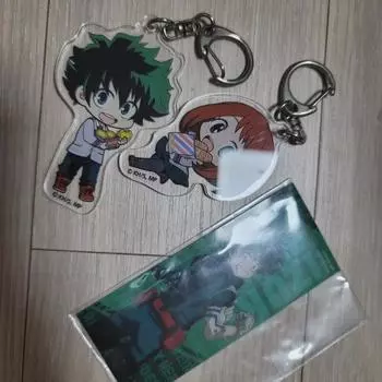 Nahia Hiroaka Acrylic Keyring Mini Cafe Bookmark