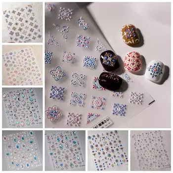 Nail Accessories Bohemian Nail Decals Manicure Ornaments Bohemian Nail Decorations Nail Salon StyleK