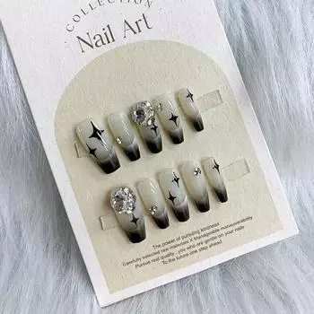 Nail Accessories Love Fashion Trend Allinone Nail Sticker Female Removable XS