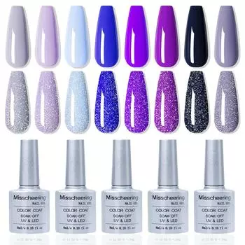 Nail Art Bouncy Seal Универсальный грунтовочный лак с блестками и светоотражающим эффектом Bouncy Primer Seal Factory