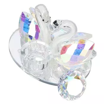 Nail Art Dappen Dish Домашний маникюрный салон Изысканный элегантный стеклянный акриловый жидкий подстаканник для фотографий P