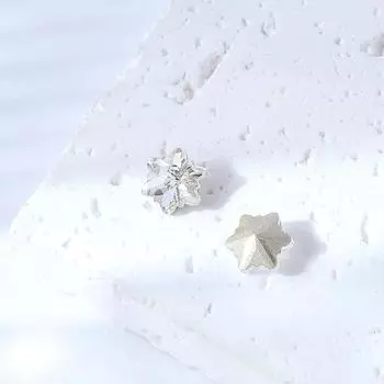 Nail Art Diamond 8Mm Snowflake Diamond Nail Art Ornament Diamond Christmas Ornament Nail Art Ornament Glass Diamond Ornament