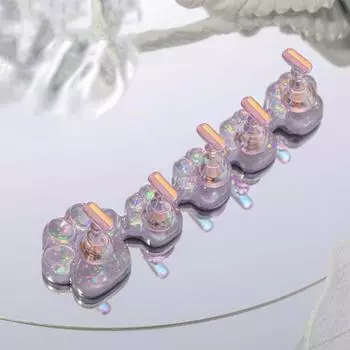 Nail Art Display Tool Cat Claw Nail Display Stand Nail Art Practice Fake Nail Tips Training Display Aurora Nail Tip Base Holder