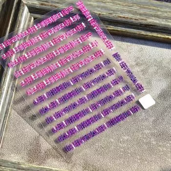 Дизайн ногтей «сделай сам», 5D, легкая рельефная самоклеящаяся наклейка, невыцветающая наклейка для ногтей, супер липкий узор в клетку тартан чёрный