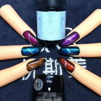 Nail Art Fake Finger Модель Практика Hand Nail Art Fake Hand Finger жёлтый