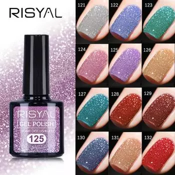 Nail Art Flash Diamond лак для ногтей гель Disco Gel лак для ногтей цветной гель Nail Art гель