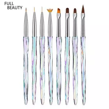 Nail Art French Liner Lines Stripes Кисть для рисования DIY Ручка для рисования Маникюрные инструменты