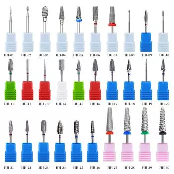 Nail Art High-End Front Grinding Head Nail Remover, сверло из сплава вольфрамовой стали, устройство для удаления ногтей, устройство для удаления сверл, резьба и шлифовка, шлифовка ногтей