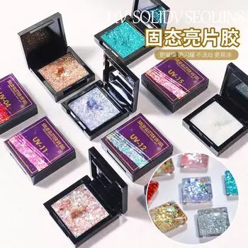 Nail Art Japanese Uv Solid Sequin Glue Nail Polish Glue Фототерапевтический клей Solid Glitter Sequin Glue Factory