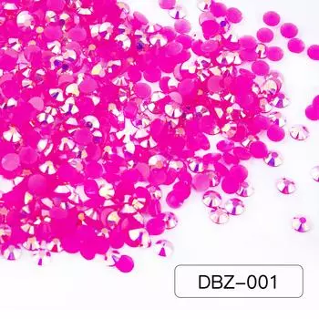 Nail Art Jewelry Super Flash Solid Color Candy Resin Flat Bottom Sticker Diamond Diy Material Mobile Phone Case Violent Bear Accessories 2mm(1000pcs)