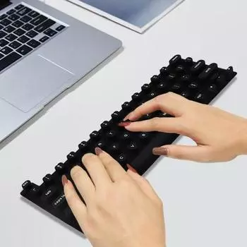 Nail Art пленка для клавиатуры чехол мягкий силиконовый полноразмерный протектор клавиатуры ноутбука антистатический розовый