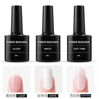 Nail Art Qingling Quick Extension Liquid Gel безболезненный и долговечный съемный прозрачный гель для фототерапии